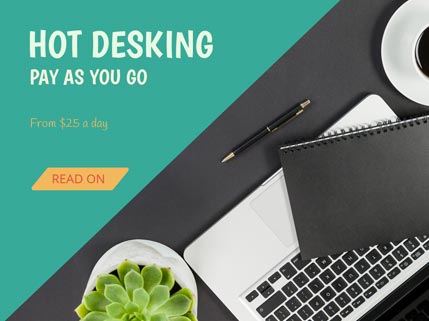 Create hotdesking design art easy with Design Wizard