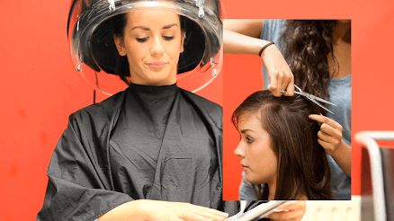 woman at the hairdresser